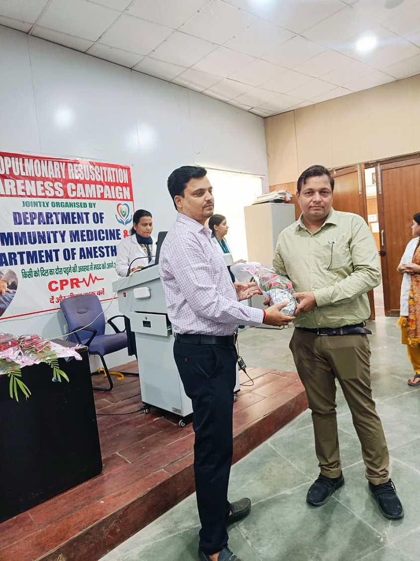 Cardiopulmonary Resuscitation Awareness Campaign at SK Medical College, Muzaffarpur Cardiopulmonary Resuscitation Awareness Campaign at SK Medical College, Muzaffarpur