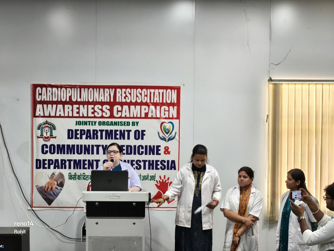 Cardiopulmonary Resuscitation Awareness Campaign at SK Medical College, Muzaffarpur Cardiopulmonary Resuscitation Awareness Campaign at SK Medical College, Muzaffarpur